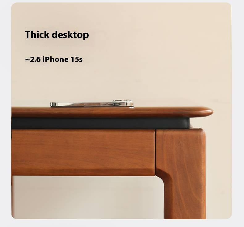 Poplar Solid Wood Antique Style Office Desk