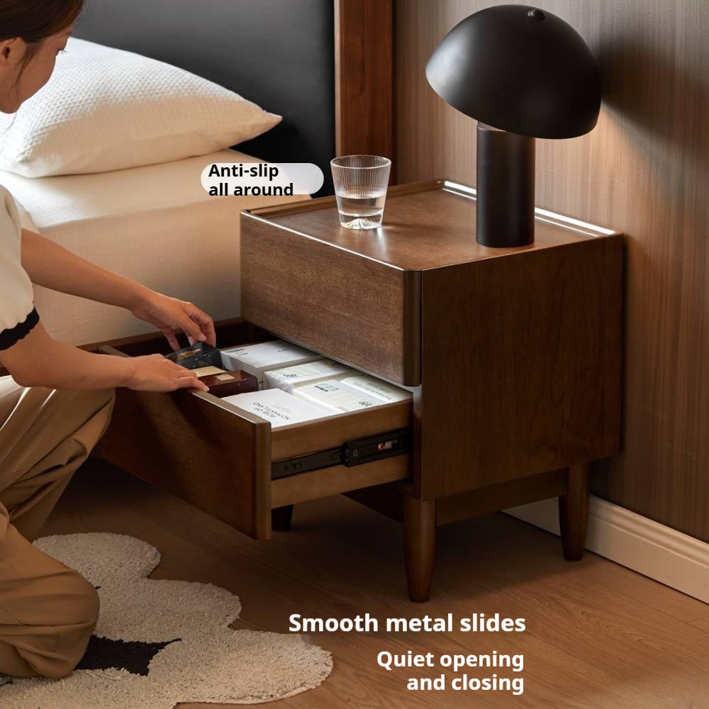 Sandalwood Solid Wood Modern Nightstand