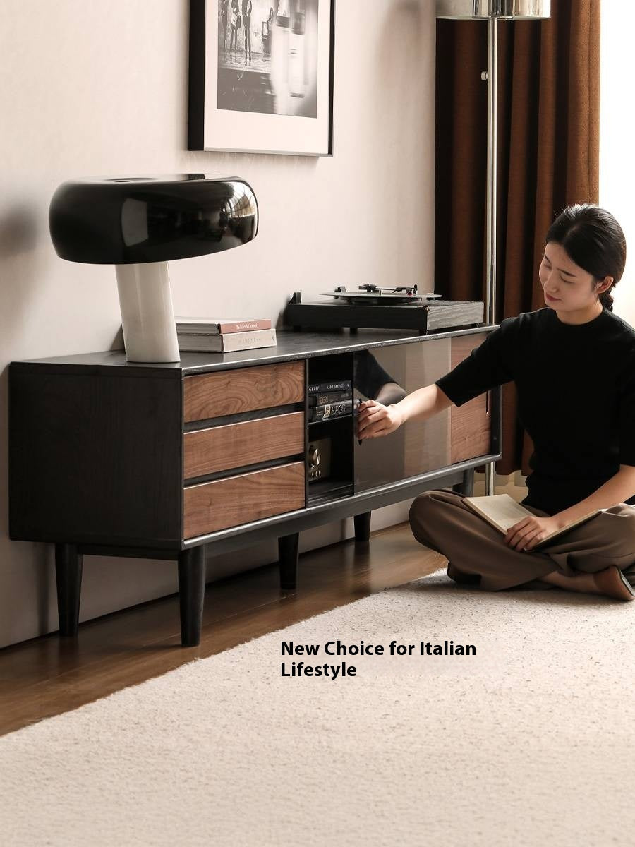 Oak Solid Wood Ancient Style Wood TV Stand