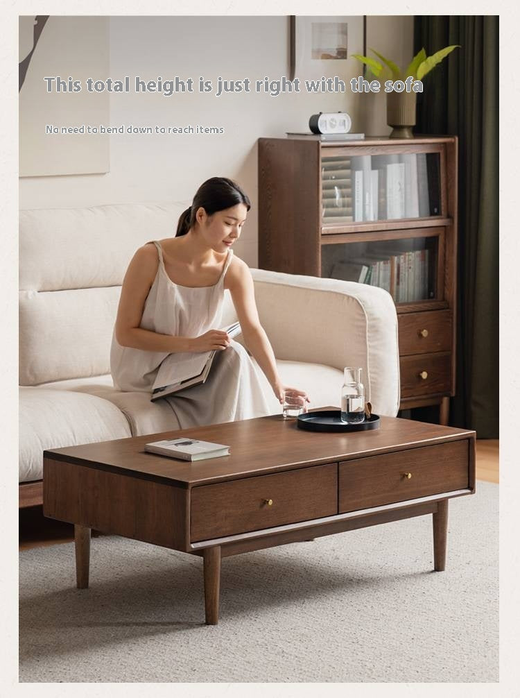 Black Walnut Solid Wood Coffee Table