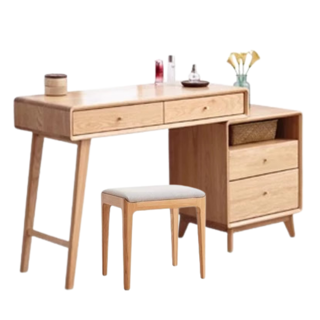 Oak solid wood Dressing Table Telescopic -USA