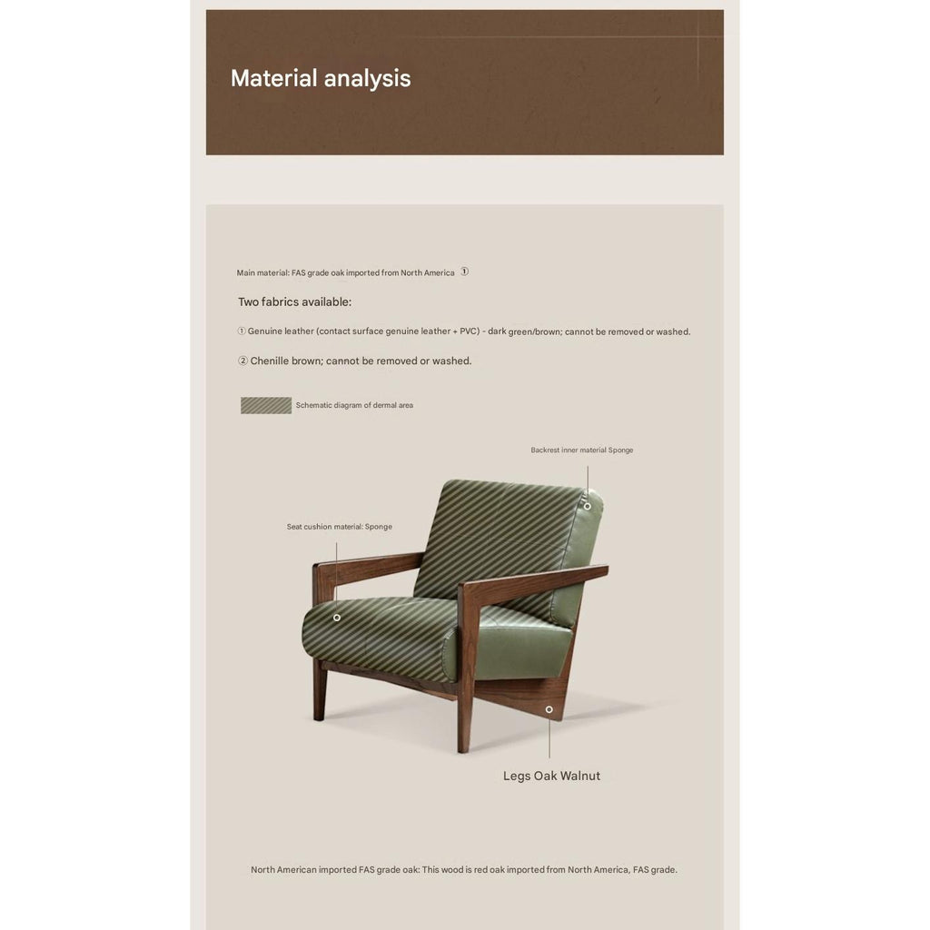 Oak Solid Wood Modern Chair