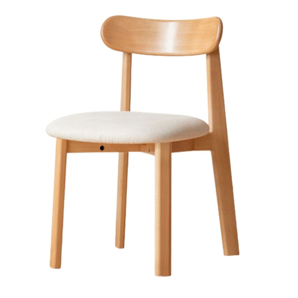 Beech, Oak Solid Wood Modern Dining Chairs