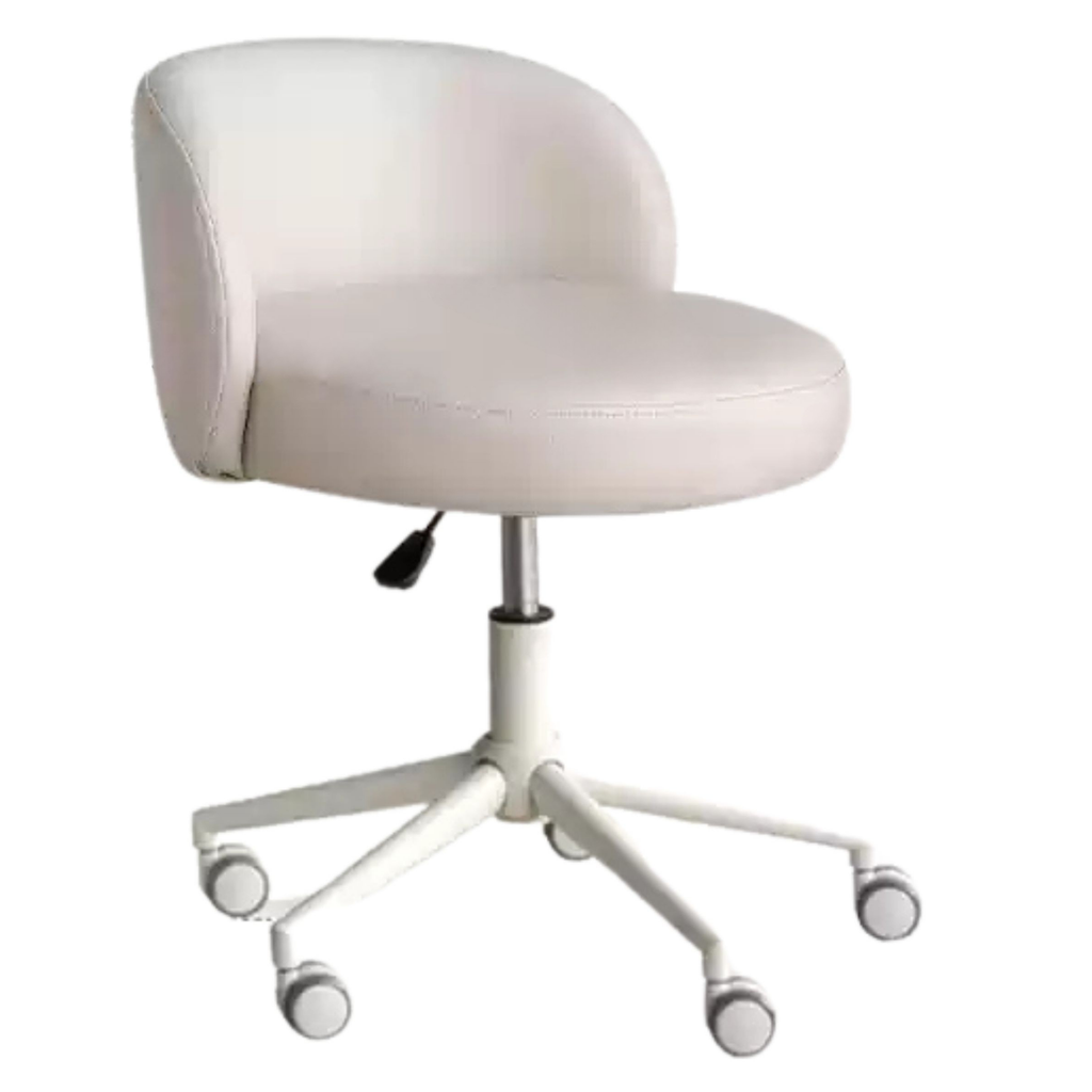 Eco-Leather, Imitation Sheepskin Makeup Stool