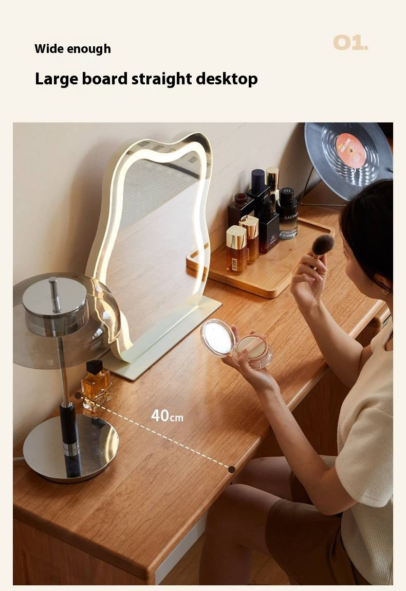 Cherry Solid Wood Modern Style Dressing Table