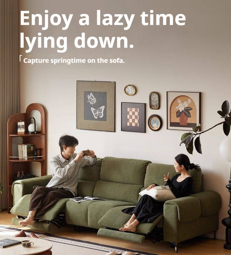 Fabric Electric-Retractable Sofa