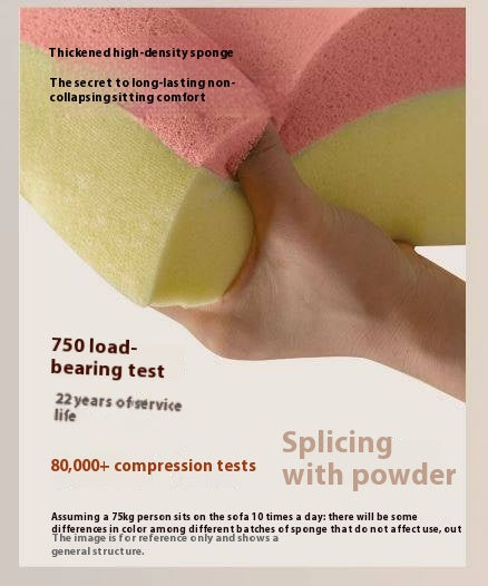 Fabric Sofa Cotton and Linen Electric