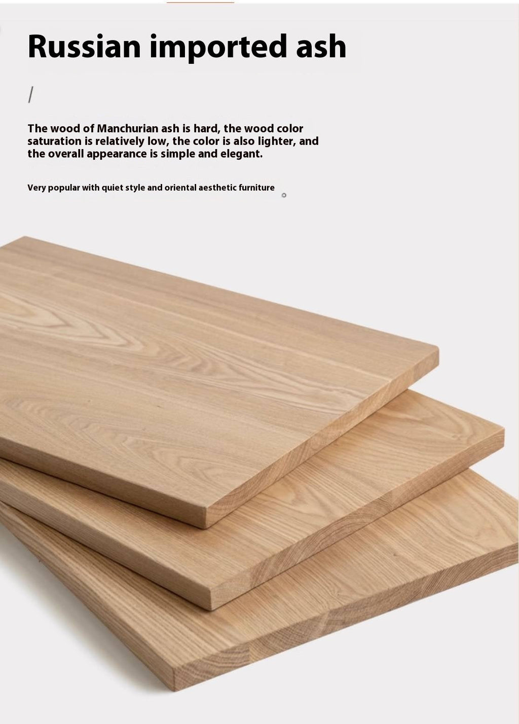 Ash Solid Wood Modern Style Dressing Table Multi Functional