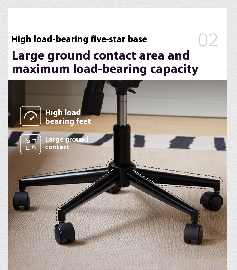 Leather Soft Rotating Office Armchair