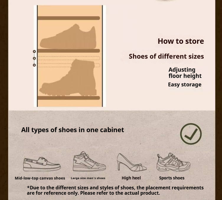 Sandalwood Solid Wood American Retro Storage Shoe Cabinet