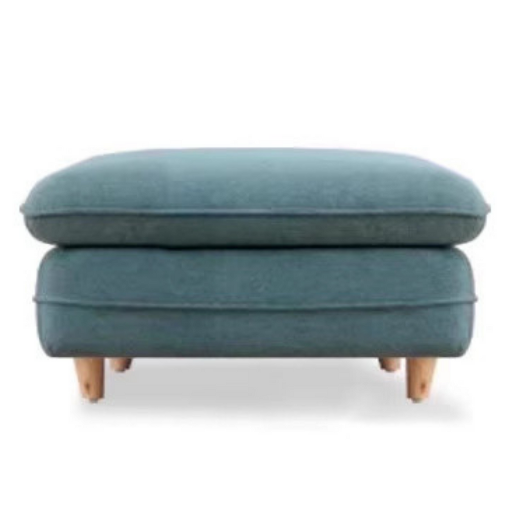 Fabric Wooden Modern Sofa Footstool