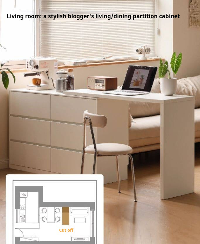 Poplar Solid Wood Makeup Table and Stretchable Dressing Table