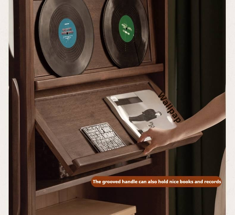 Sandalwood Solid Wood Combination Bookcase