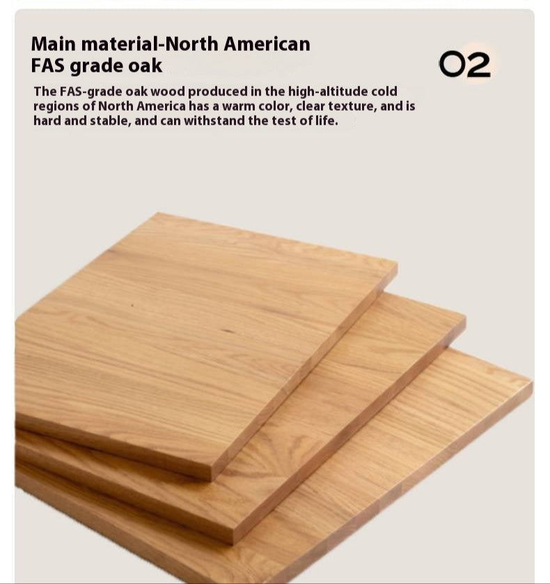 Oak Solid Wood Elevating Coffee Table