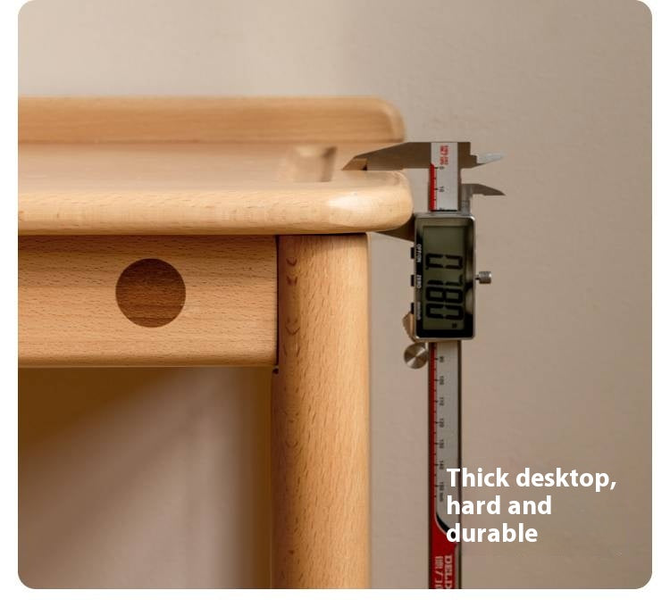 Beech Solid Wood Children's Learning Desk.