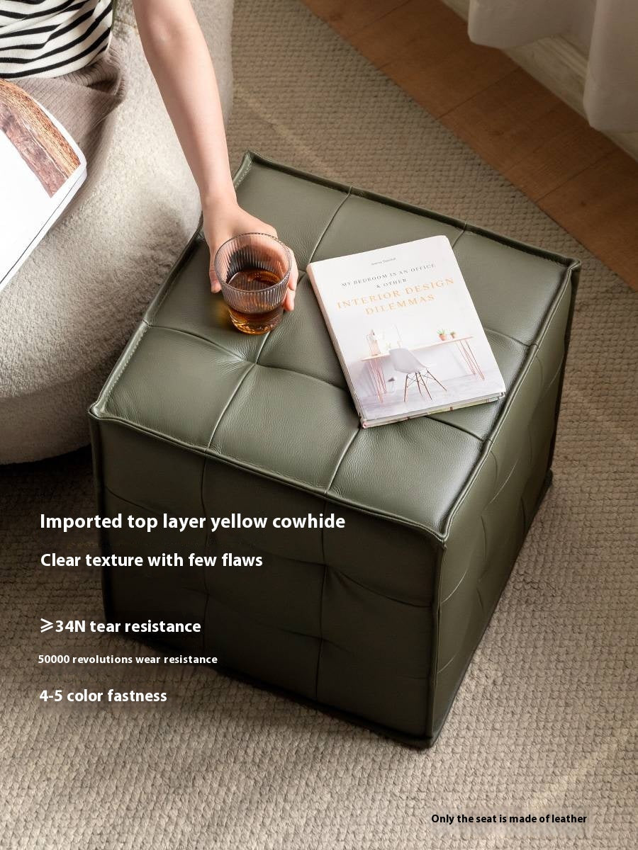 Leather Modern Simple Style Dressing Stool