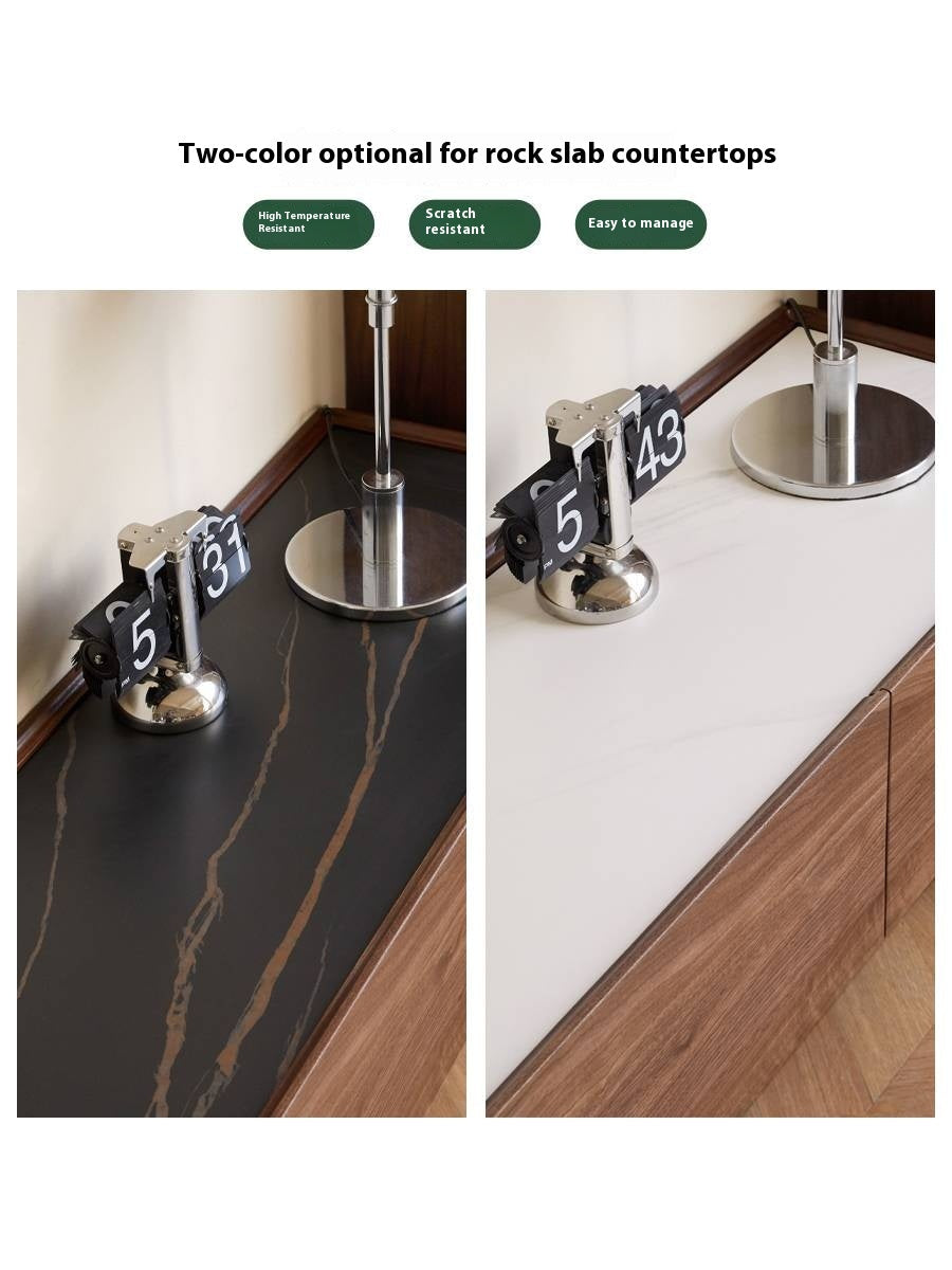 Black Walnut Solid Wood Modern TV Cabinet For Living Room