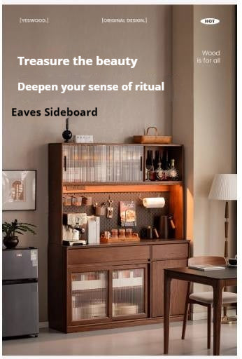 Oak Solid Wood Sideboard Cabinet