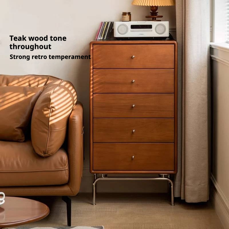 Poplar Solid Wood Ancient Style Wall Drawer Cabinet