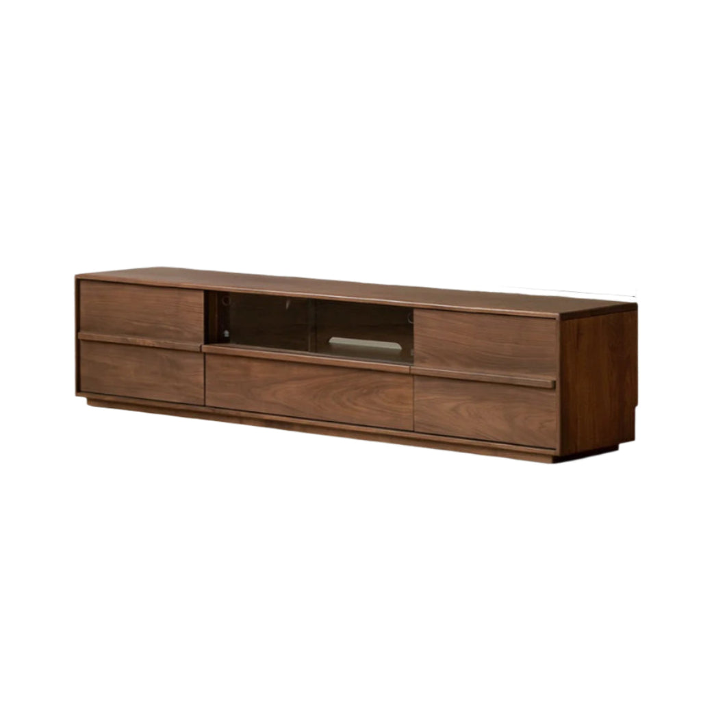 Black Walnut Solid Wood TV Stand
