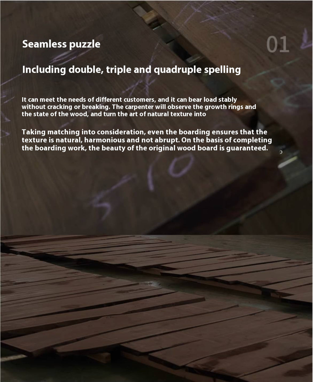 Black Walnut Solid Wood Wabi Sabi Style Coffee Table