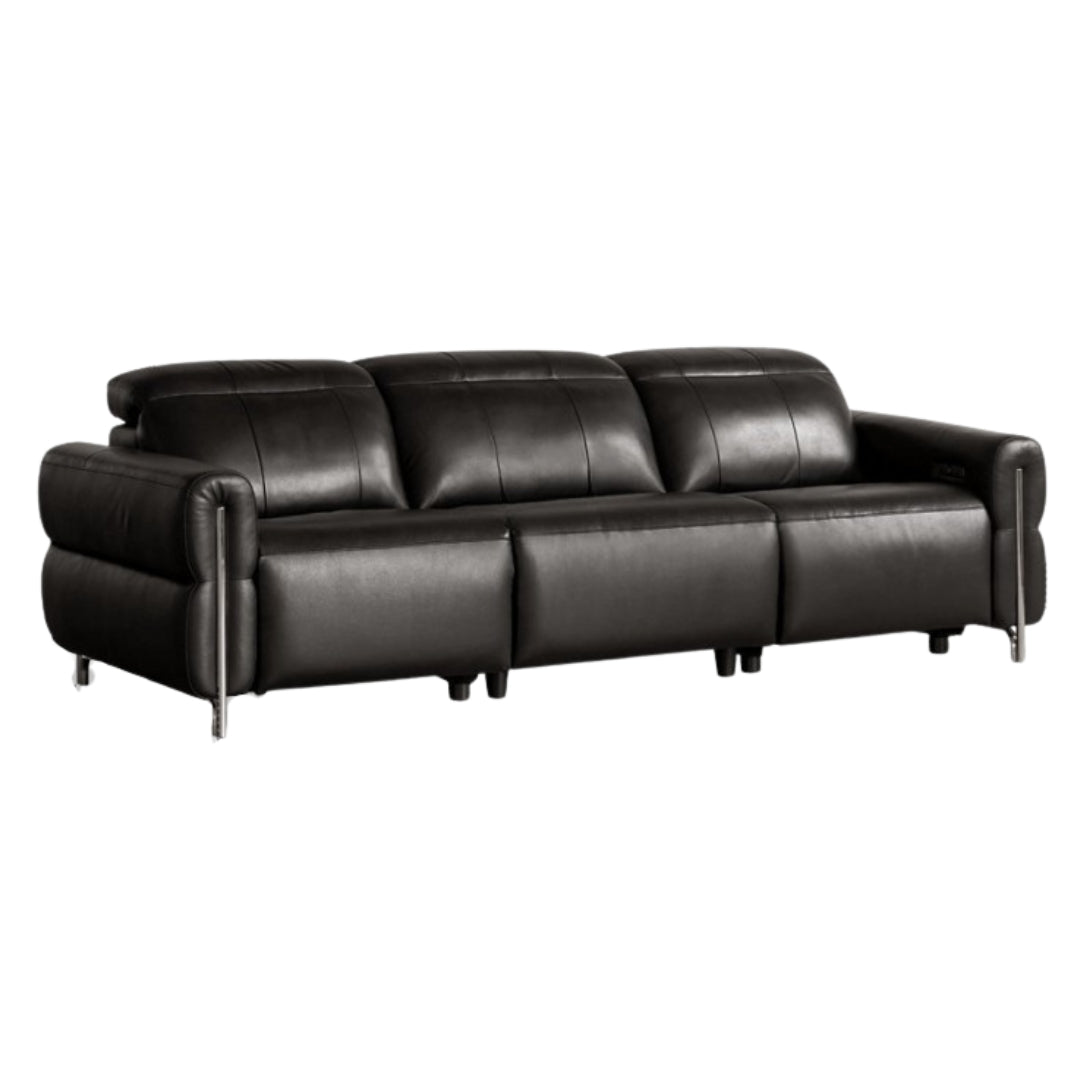 Leather Bauhaus Telescopic Function Sofa