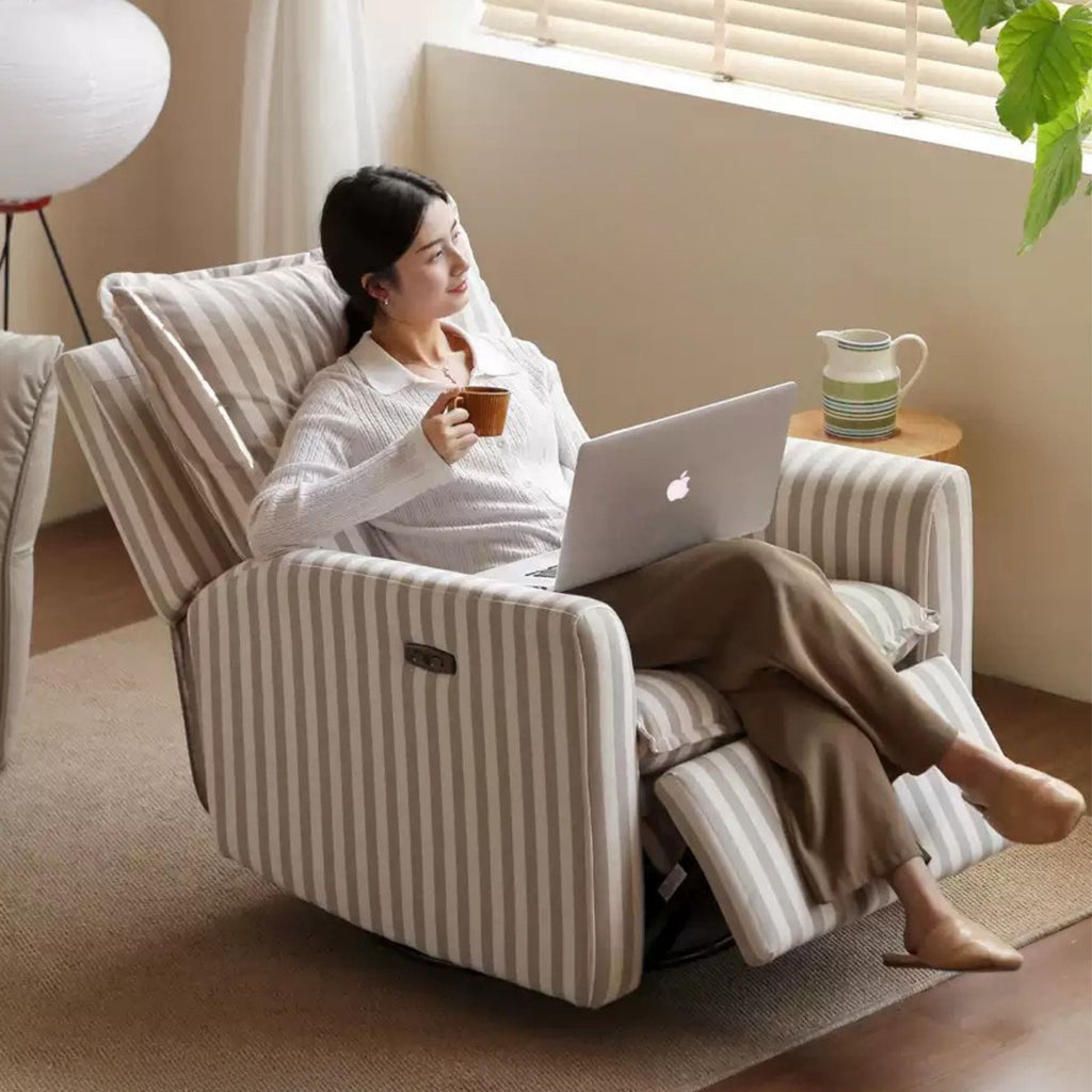 Cotton, Linen Electric Sofa Chair