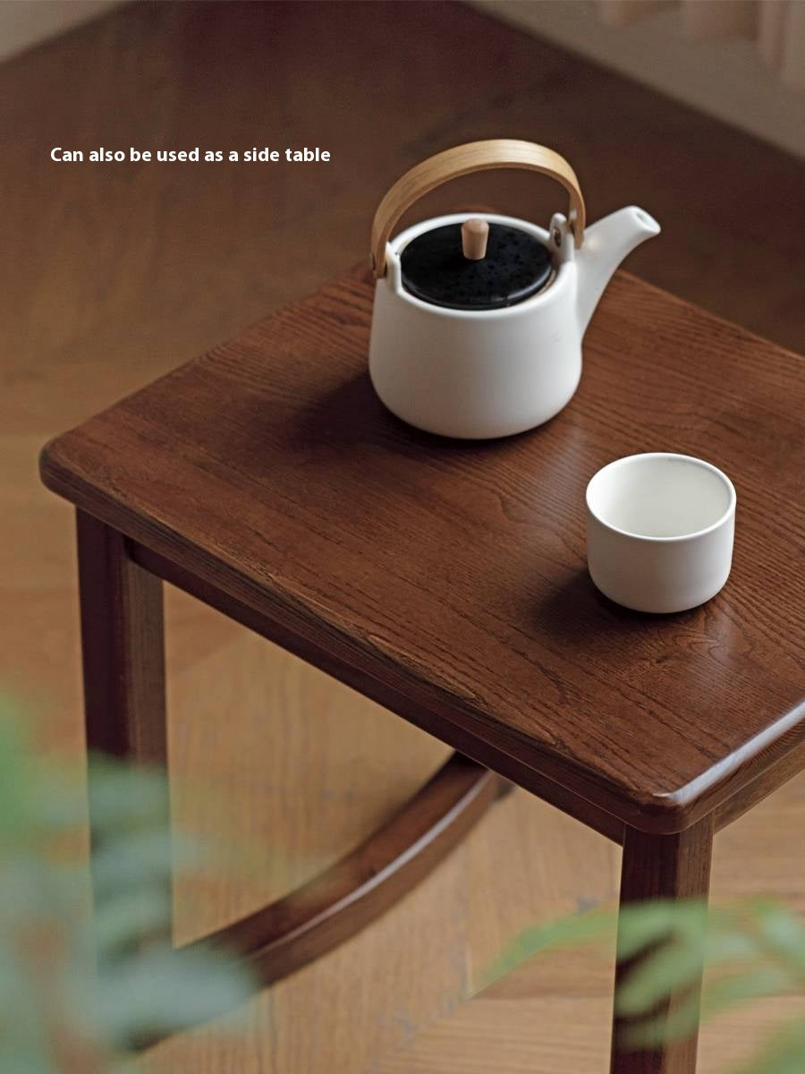 Ash Solid Wood Modern and Simple Style Tea Stool