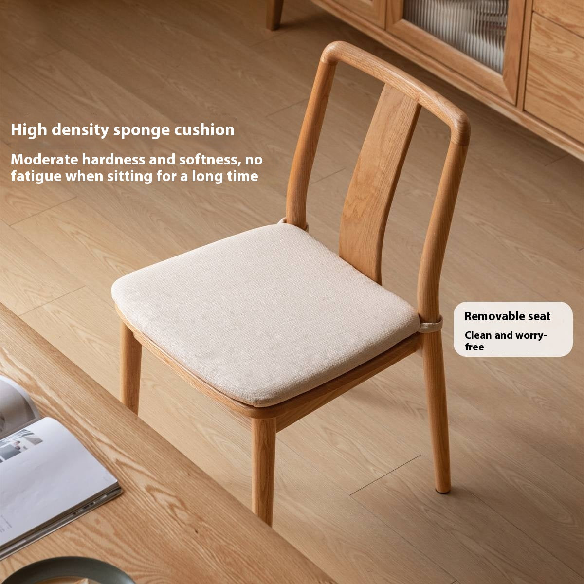 Oak Solid Wood New Chinese Style Dining Chair