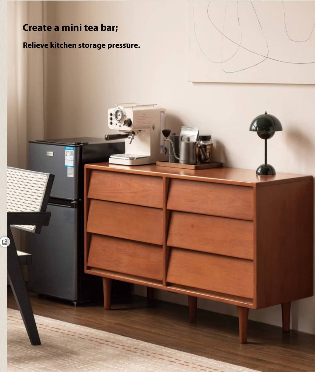 Poplar Solid Wood Middle Ancient Style Drawer