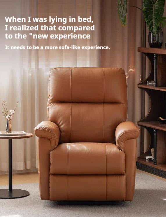 Leather Functional Recliner Electric Sofa
