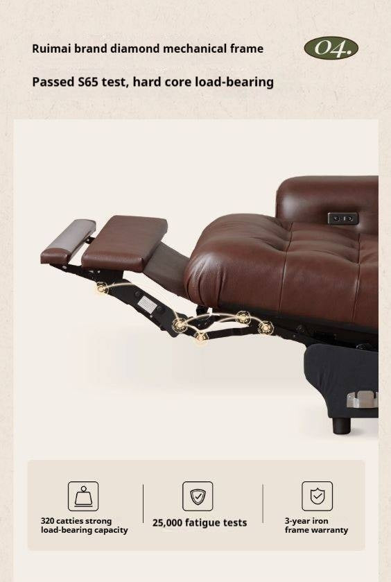 Leather French Retro Sofa