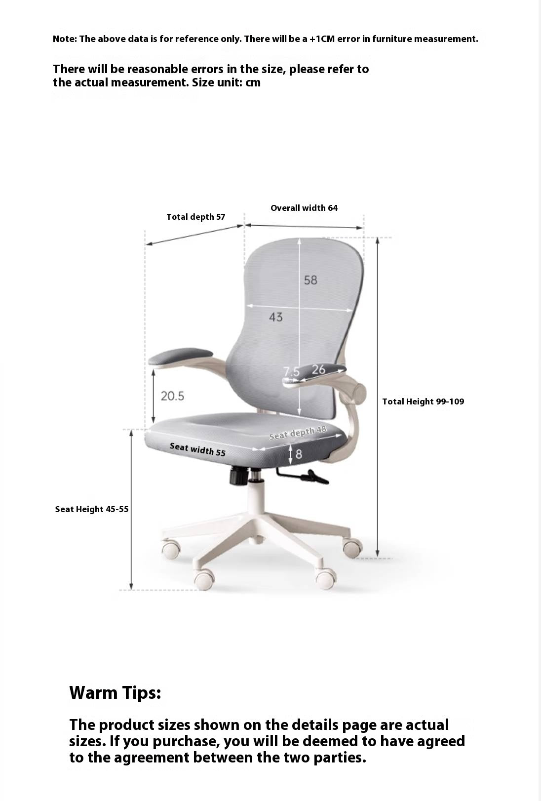 Modern Style Rotating Computer Chair