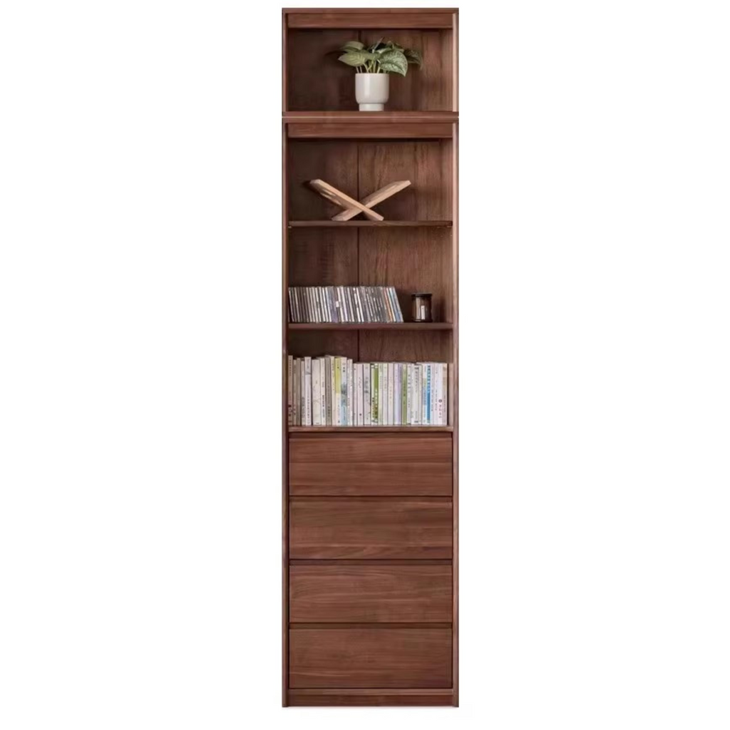 Black Walnut Solid Wood Bookshelf -USA