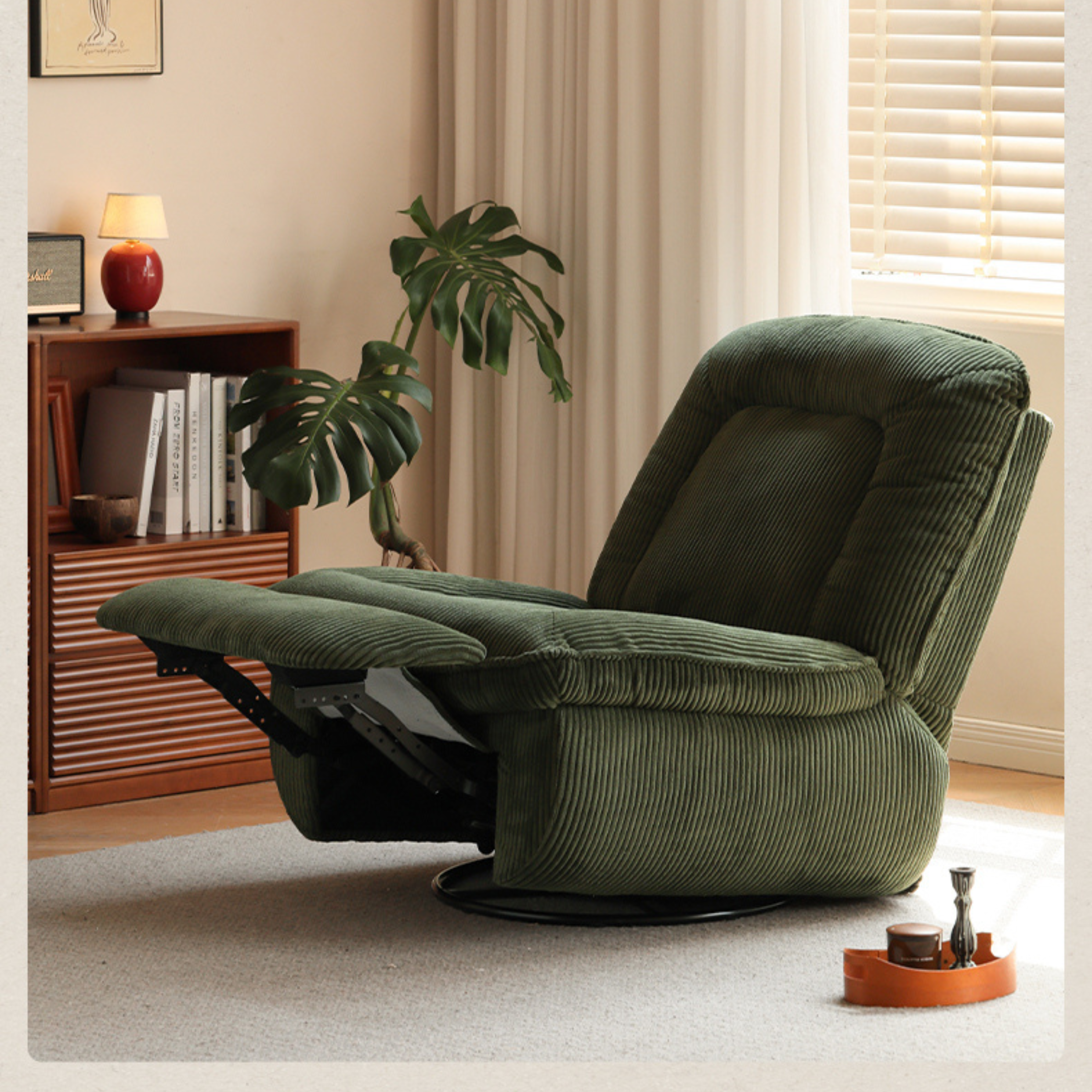 Fabric Dual Use Rocking Chair