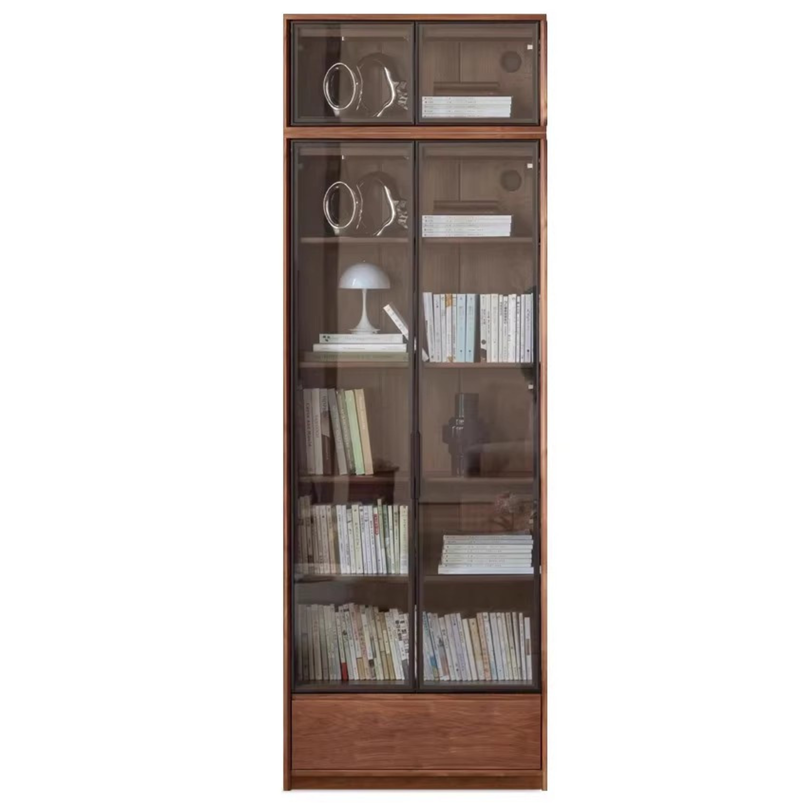 Black Walnut Solid Wood Bookshelf -USA