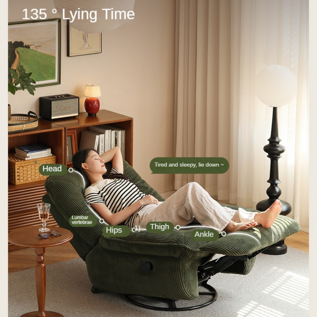 Fabric Dual Use Rocking Chair