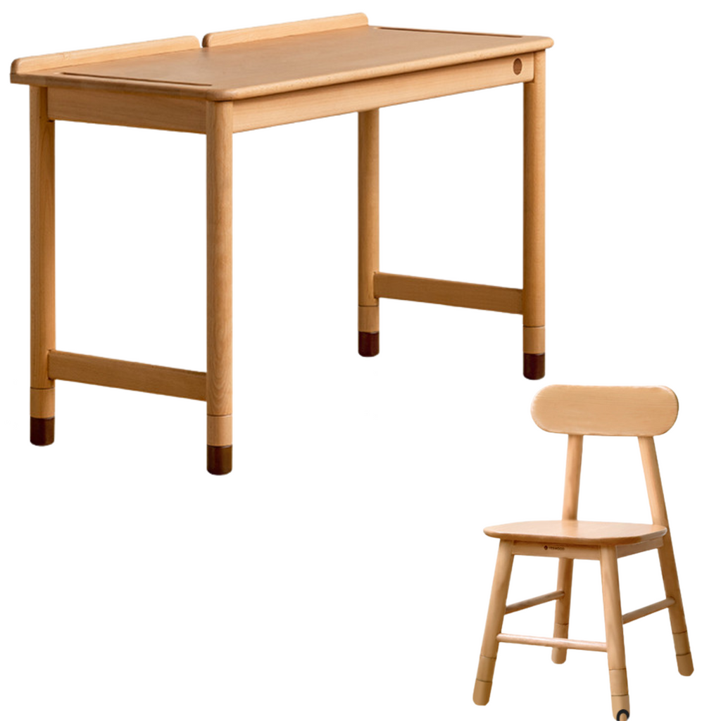 Beech Solid Wood Children's Learning Desk.