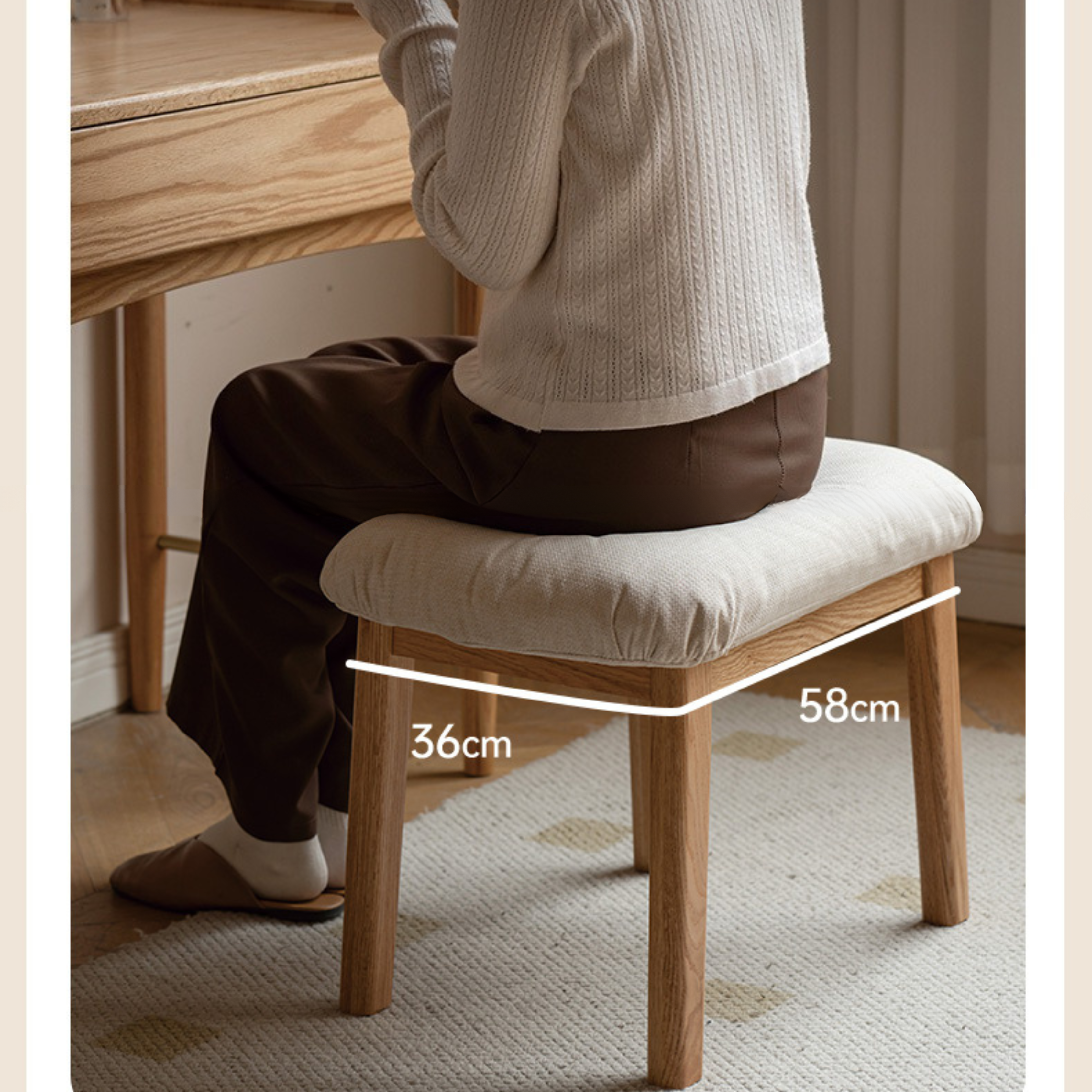 Oak Solid Wood Rocking Chair