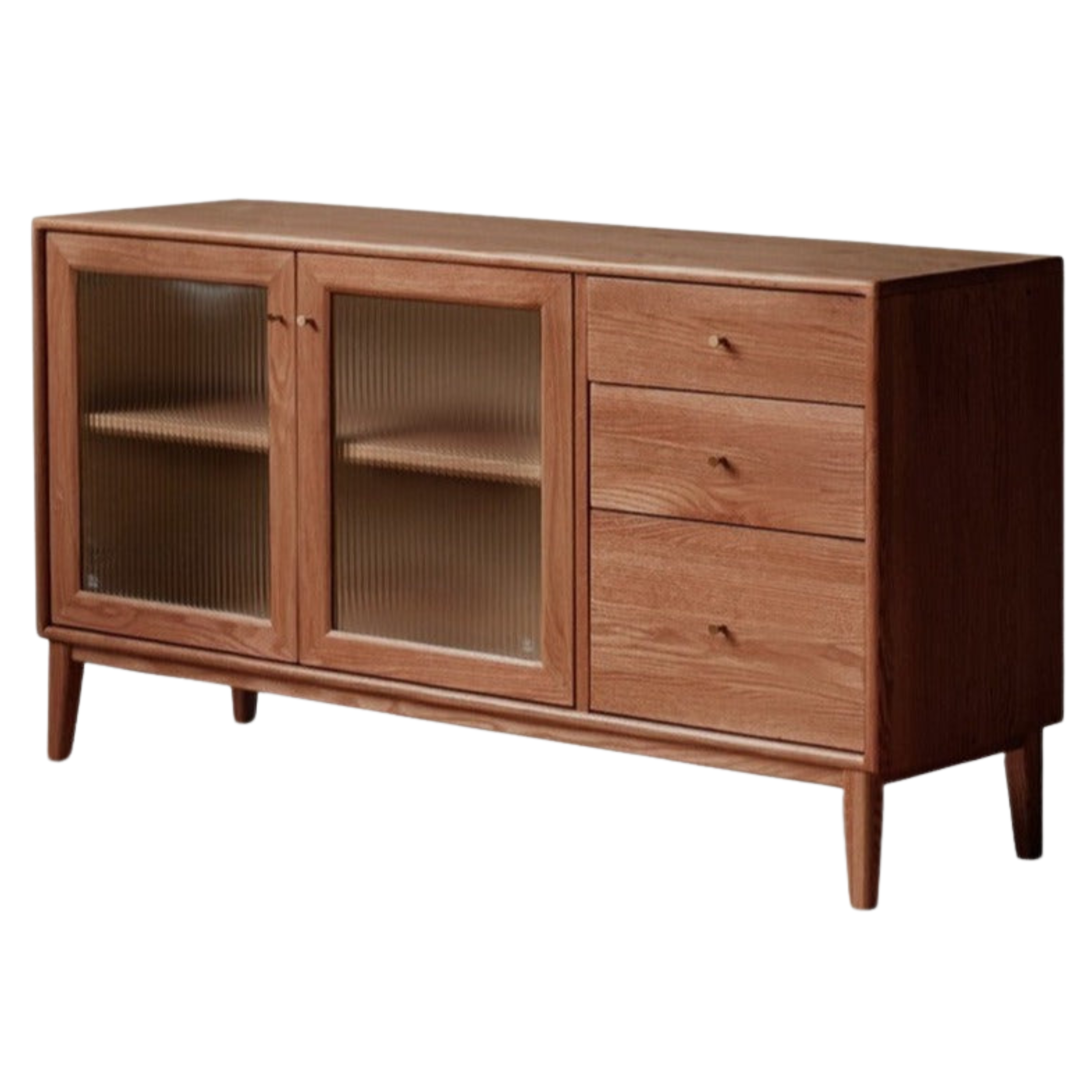 Oak Solid Wood Rock Board Modern Sideboard