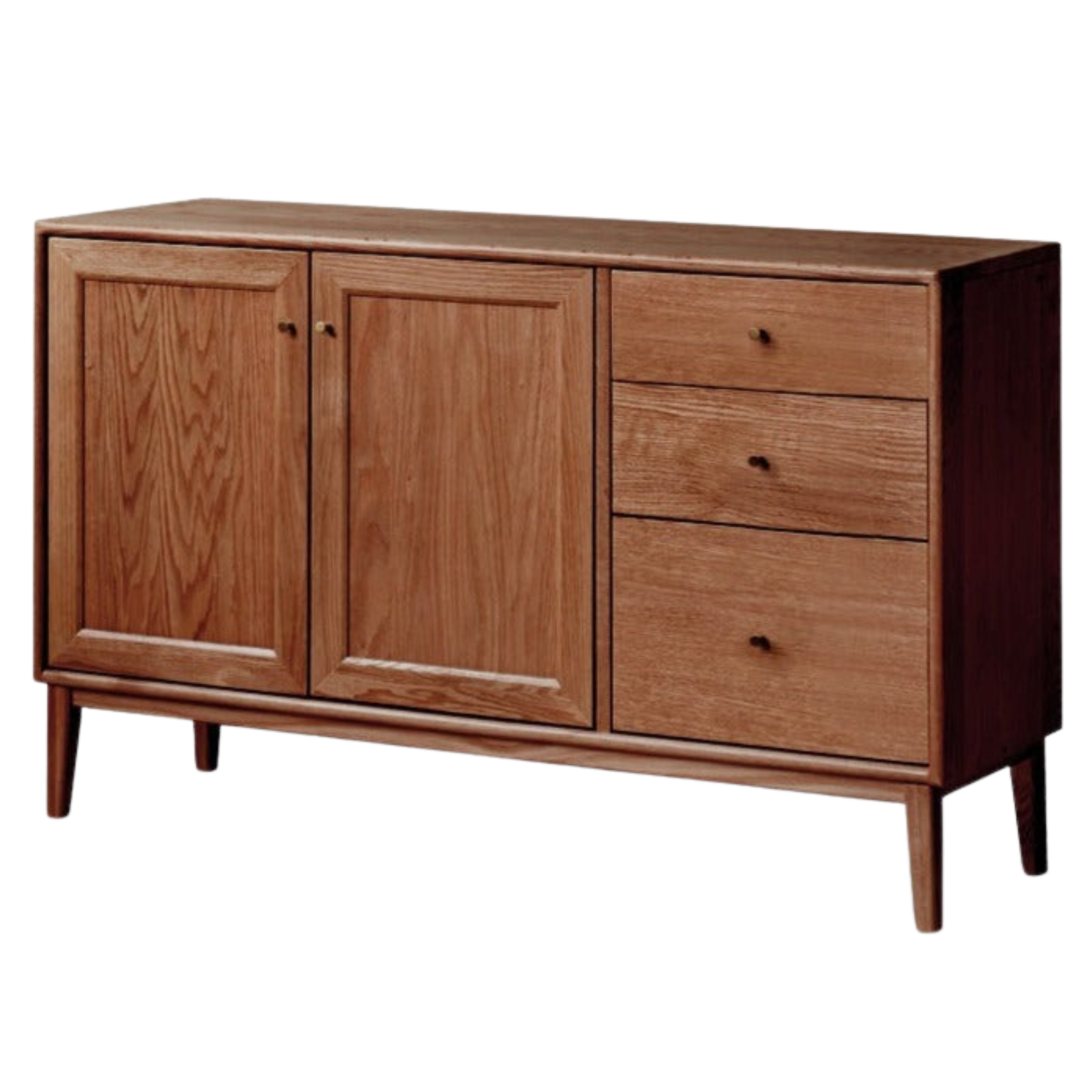 Oak Solid Wood Rock Board Modern Sideboard