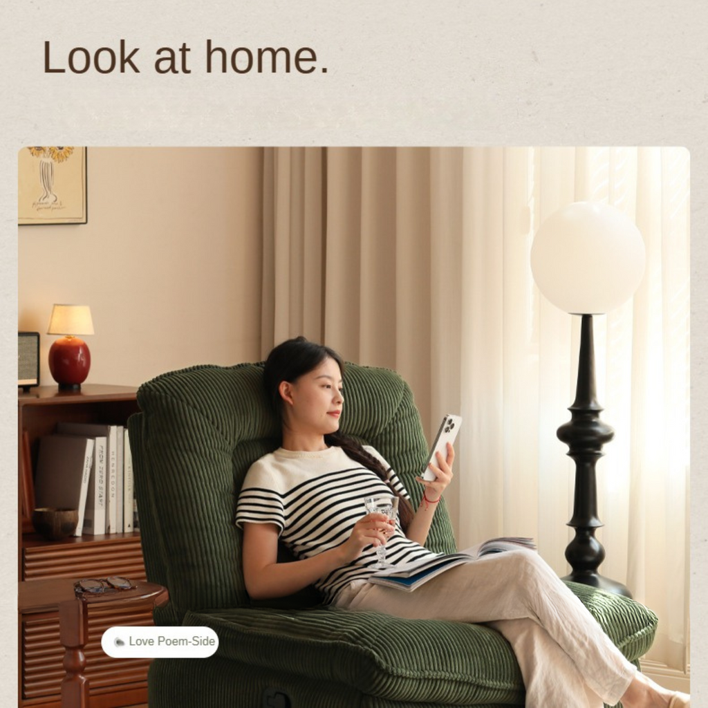 Fabric Dual Use Rocking Chair