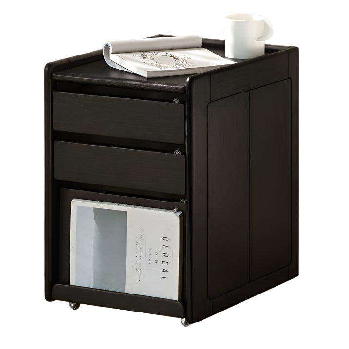 Oak Solid Wood Simple Style Nightstand