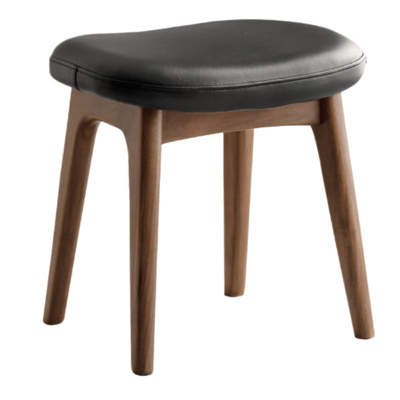 Ash, Black Walnut, Oak, Sandalwood Solid Wood Makeup Stool
