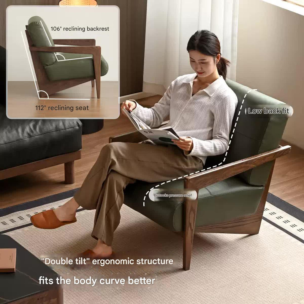 Oak Solid Wood Modern Chair