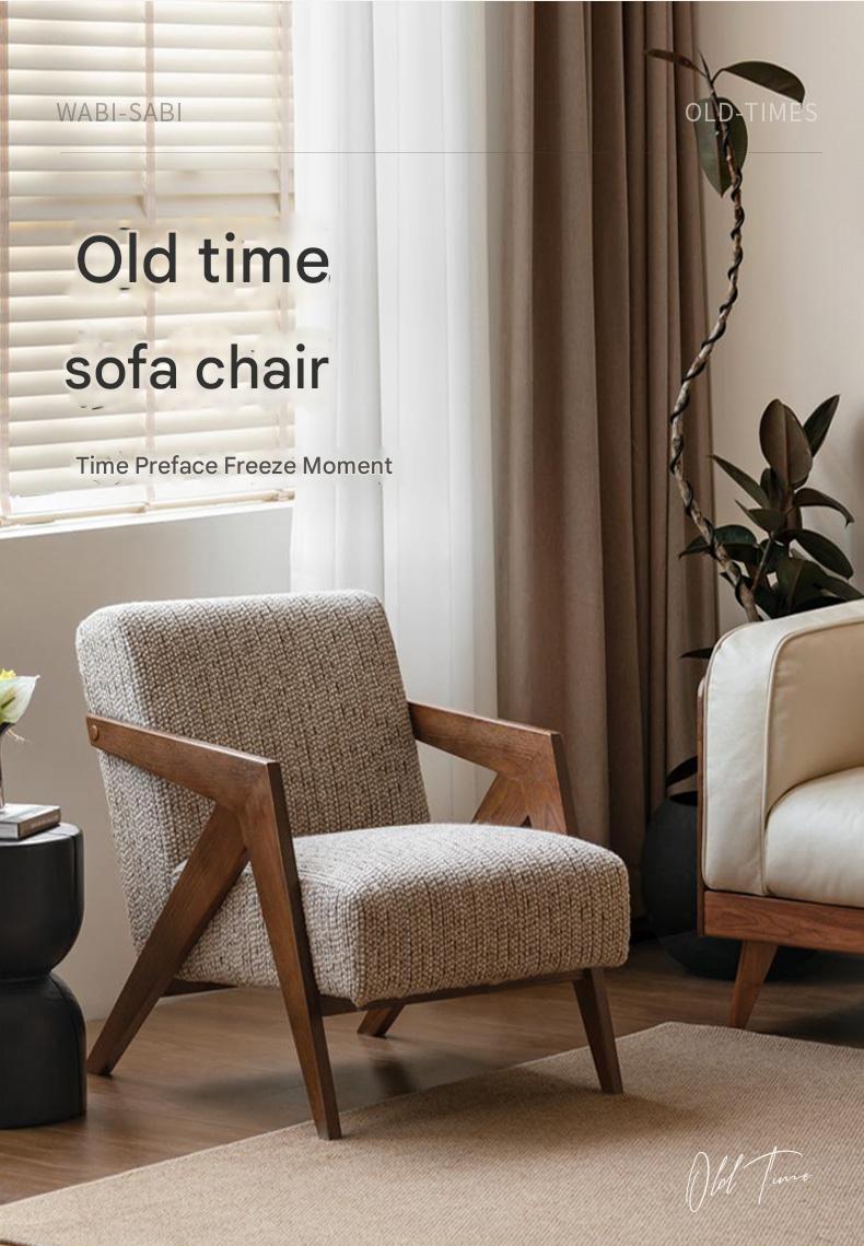 Oak Solid Wood Middle Ages Chair