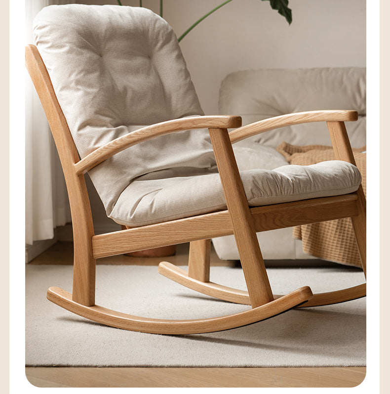 Oak Solid Wood Rocking Chair