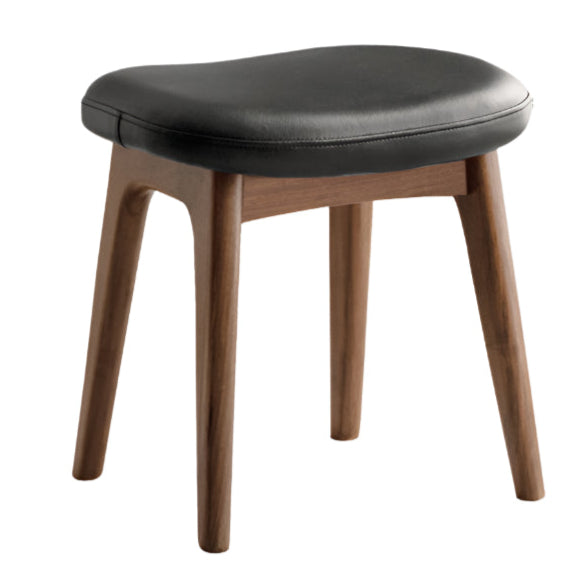 Ash, Black Walnut, Oak, Sandalwood Solid Wood Makeup Stool