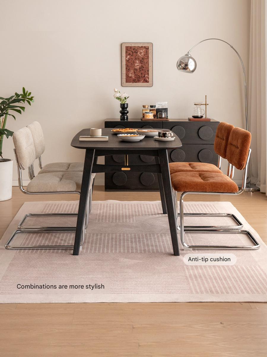 Iron Suspended Dining Soft Dining Chair