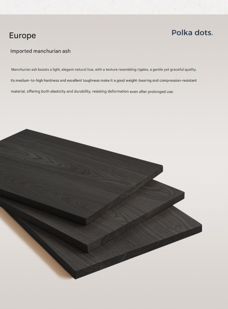 Ash Solid Wood Bauhaus Soft Leaning Antique Style Bed